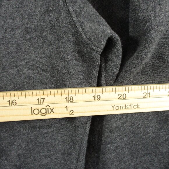 Polo Ralph Lauren Sweater Boys Large Gray Spell Out Full Zip Hoodie Outdoors - Picture 13 of 15